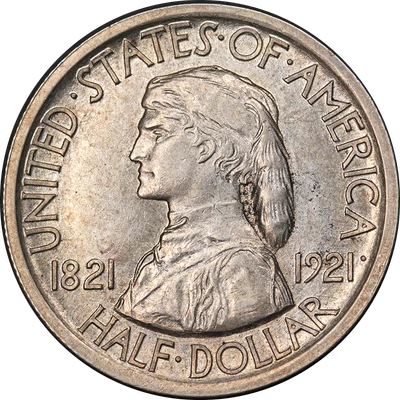 1921 Missouri Commem Half Dollar Nice Unc Nice Eye Appeal Nice Strike - Image 1 of 2
