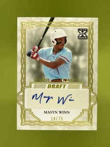 2020 LEAF ULTIMATE DRAFT MASYN WINN AUTO RC ROOKIE XRC 18/75 - Picture 1 of 10