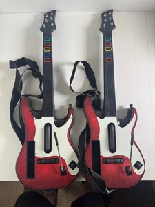 Guitar hero Band Hero Guitar 95911.805 Wii x 2 Untested - Picture 1 of 13