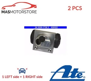 DRUM WHEEL BRAKE CYLINDER PAIR ATE 243220-17363 2PCS A FOR SMART FORTWO,CABRIO - Picture 1 of 5