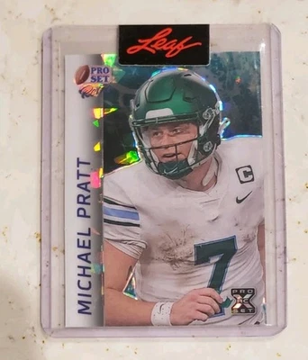 2024 Pro Set Retro Michael Pratt Tulane Crystal 1/1 Pre Production Proof RC - Image 1 of 2