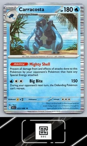 SV: Black Bolt #023/086 Carracosta Reverse Holo - Picture 1 of 2