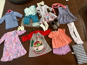 Lote mixto de accesorios de ropa para muñecas American Girl Y OG - Imagen 1 de 11