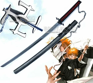 Espada Bleach Ichigo Kurosaki Bankai Tensa Zangetsu Mugetsu - 104 cm - Imagen 1 de 1