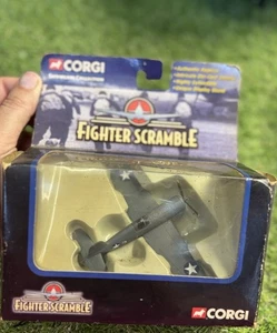 Corgi Showcase U.S. Navy Corsair Luftwaffle ?Fighter Scramble WW2 2002 New - Picture 1 of 7