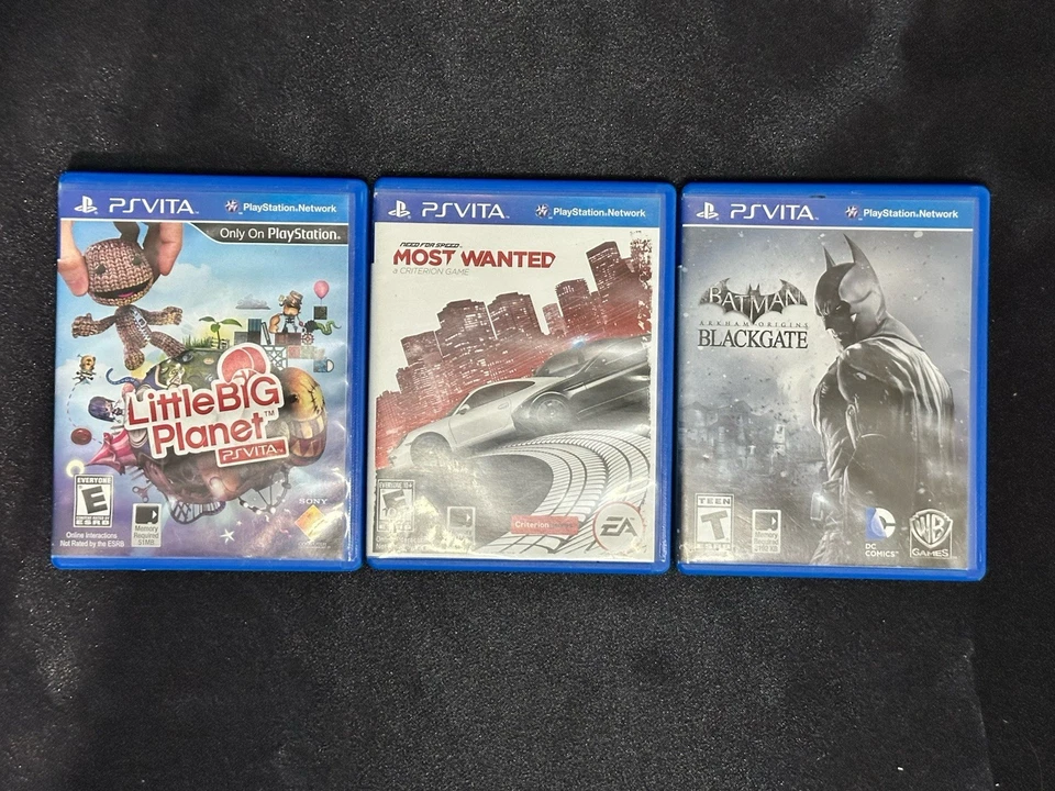 Лот товаров с играми SONY PS VITA; Dead Or Alive 5, Batman, Injustice, Uncharted, - Изображение 1 из 2