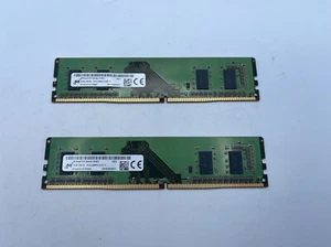 Lot of 2 Micron 4GB DDR4 RAM MTA4ATF51264AZ-2G6E1 PC4-2666V 1Rx16 - Picture 1 of 2