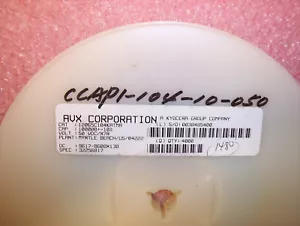 QTY (200) .1uf 50V 10% X7R 1206 SMD CERAMIC MLCC CAPACITORS 12065C104KATMA AVX - Picture 1 of 2