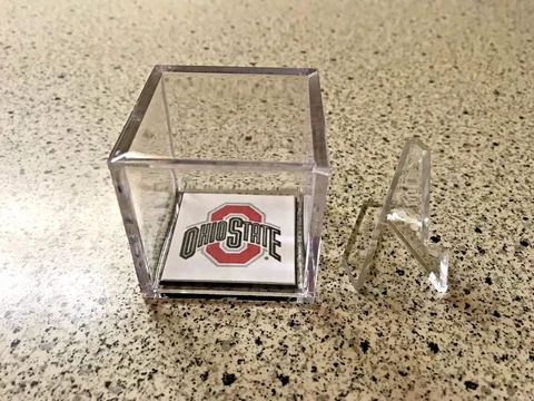 Ohio State Buckeyes Custom NCAA National Champs Alumni Ring Display Stand Case Cover