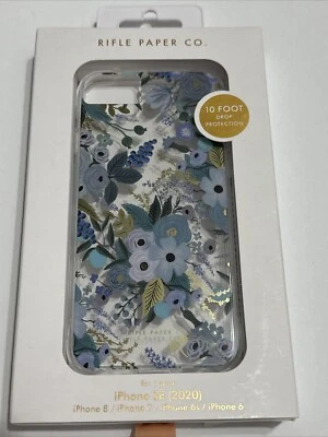 Rifle Paper Co - Funda para iPhone SE 2020, iPhone 6/6s/7/8 - Jardín Fiesta Azul Foto 1 de 4