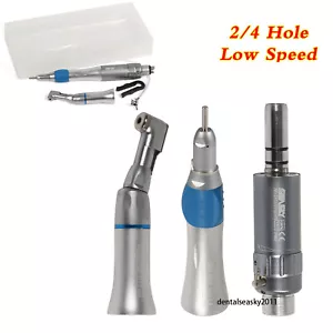 Dental Low Speed Handstück Gegenwinkel Gerader Luftmotor 2H/4H Fit NSK SEASKY - Bild 1 von 84