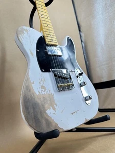 Factory Relic White TeLe Electric Guitar Solid Body Maple Fretboard Free Ship - Picture 1 of 14