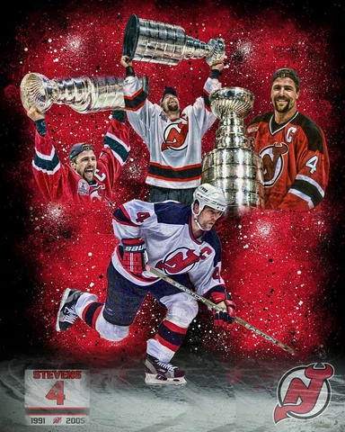 SCOTT STEVENS 8x10 CUSTOM PHOTO NEW JERSEY DEVILS Cover