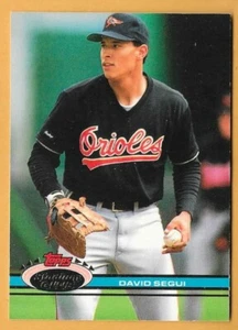 DAVID SEGUI BALTIMORE ORIOLES #50 - TOPPS STADIUM CLUB NM-MT 1991 - Picture 1 of 2