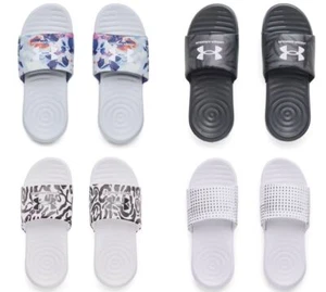 Under Armour 3024436 Women's Ansa Graphic Fixed Strap Slides Athletic Flip Flops - Picture 1 of 36