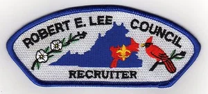 Robert E. Lee (Heart of VA) Council CSP SA-18, Recruiter (2001), Blue Brd, Mt! - Picture 1 of 1
