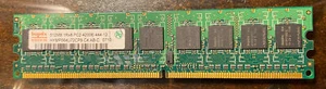 Hynix HYMP564U72CP8-C4 512MB DDR2 Server RAM Memory - Picture 1 of 3