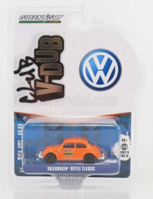 GREENLIGHT 36060-F CLUB V-DUB VOLKSWAGEN BEETLE MAGGIOLINO CLASSIC BARDAHL 1/64 - Immagine 1 di 2