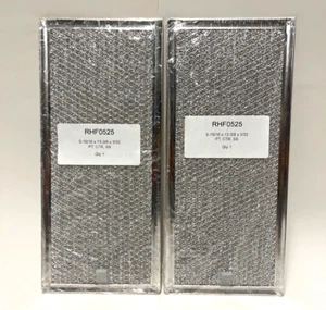 Paquete de 2 filtros de grasa de aluminio con capucha de microondas para bañera de hidromasaje 6802A hecho en EE. UU. - Imagen 1 de 3
