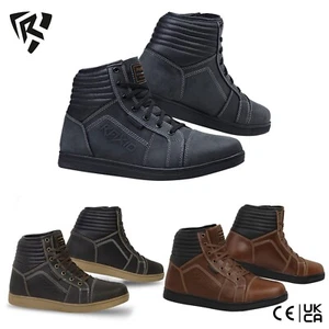 Scarpe Moto Sneakers Casual Trainer Sydney Raxid Stivali Impermeabili Uomo - Foto 1 di 51