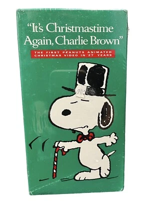 It’s Christmas Time Again Charlie Brown Peanuts VHS tape NEW Sealed FREE SHIP - Image 1 of 4