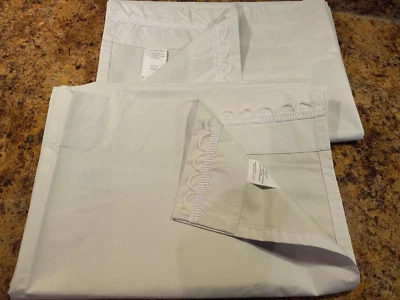 2 Target Blackout Curtain Panels Rod-Pocket 100% Poly Weighty White 27"w x 80"l - Image 1 of 4