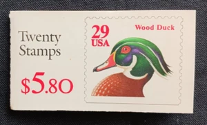 Scott #BK175 (2485a) Wood Duck Booklet of 20 Stamps - Picture 1 of 2
