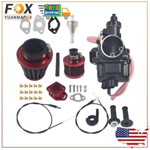 Kit de filtro de aire rojo carburador VM22 38 mm para Predator 212cc 196cc CT200U KT196 - Imagen 1 de 10