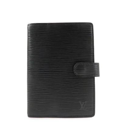 Auténtica cubierta planificadora Louis Vuitton Epi Agenda PM negra negra negra R20052 usada envío gratuito Foto 1 de 4