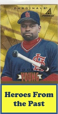 1997 New Pinnacle Museum Collection #177 Dmitri Young Rookie 053-F - Image 1 of 2