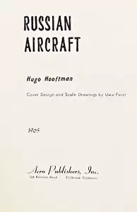 Hugo Hooftman / RUSSIAN AIRCRAFT 1st Edition 1965 - Imagen 1 de 2