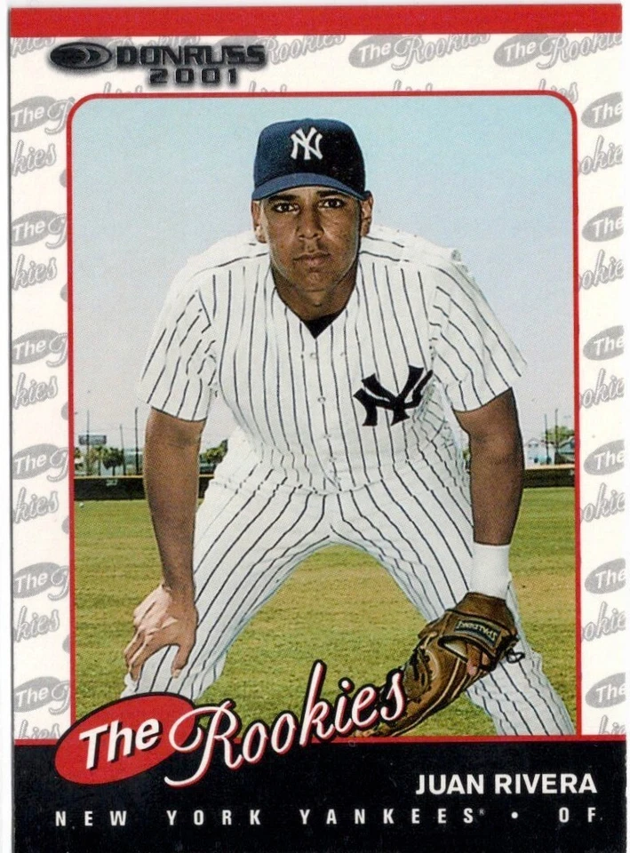 2001 Donruss The Rookies Juan Rivera Rookie Card #R74 Yankees - Image 1 of 1
