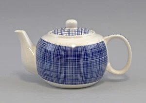 9952436 Tea Pot brillantporzellan Nippon Lines Blue 23x13cm 0,8l - Picture 1 of 1