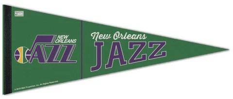 Utah NEW ORLEANS JAZZ Retro-1970s-Style NBA Premium Felt NBA Classic PENNANT Cover