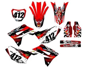 Kit de gráficos CRF 450 RX MAYHEM 2017-2018 rojo Senge compatible con Honda - Imagen 1 de 10