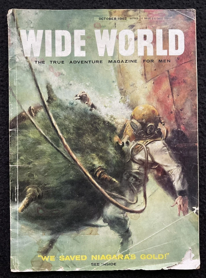 THE WIDE WORLD - October 1962, True Adventure Magazine For Men, Dingo Fence, UK - Image 1 of 4