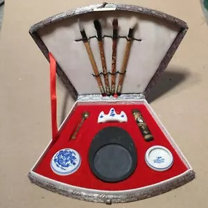Vintage chinesische Kalligraphie Tinten Set. - Bild 1 von 4