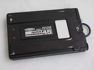 FUJI FILM  QUICK CHANGE (CHANGER) 45 4x5 sheet film holder (back)  - Image 1 of 3