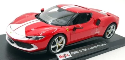 Maisto 1/18 Scale Diecast 46629 - Ferrari 296 GTB Assetto Fiorano - Red - Image 1 of 4