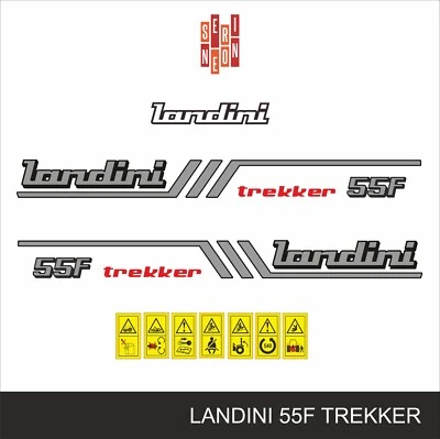 Kit adesivi stickers LANDINI 55F TREKKER - Imagen 1 de 3