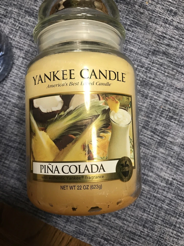 Yankee Candle Scented Fragrance Housewarmer 22 Oz Large Jar Pina Colada