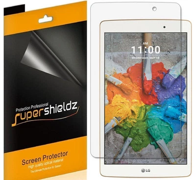 3X Supershieldz Clear Screen Protector Saver Shield for LG G Pad X 8.0 - Image 1 of 3