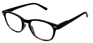 Perry Ellis Mens Plastic Square Reading Glass, Black PEBX51  2.5 - Picture 1 of 14
