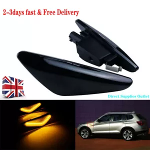 For BMW X5 E70 X3 F25 X6 E71 LED Side Indicator Repeater Light Amber 2 Pack - Picture 1 of 6