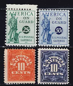 US Sc# PS 1-4-12-13 MH 1911-41 francobolli risparmio gtc9 - Foto 1 di 1