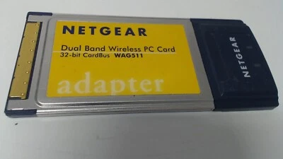 Netgear Dual Band WAG511 Wireless PC Adapter Card 32-bit - Image 1 of 3