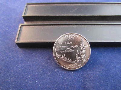 2005-D Oregon Quarter Clad Mint State Unc-BU Satin Finish Upper Grading Ranges - Image 1 of 2