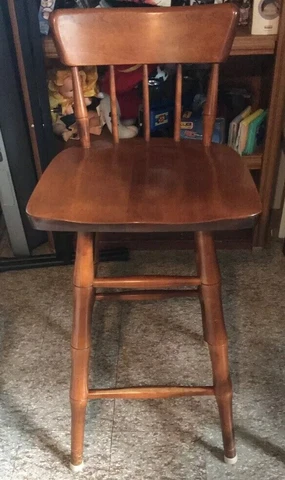 Vintage Colonial Chair by S Bent Bros. - Made in Gardner, Mass Cover