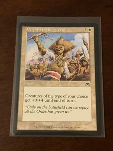 Magic the Gathering Onslaught Defensive Maneuvers - Picture 1 of 2