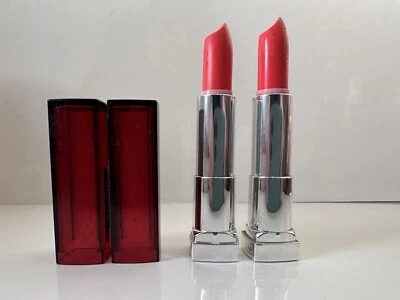 2 X Maybelline New York Sensational Lipstick - 515 CORAL CRUSH - Image 1 of 2